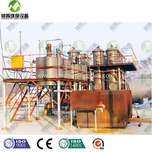 Simple Plastic Pyrolysis Oil Refining Plant